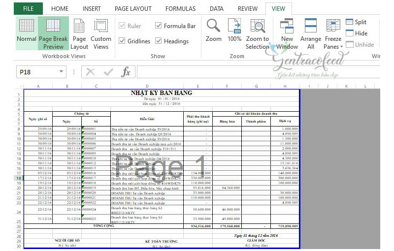 Chuyển từ file Excel sang PDF giữ nguyên định dạng