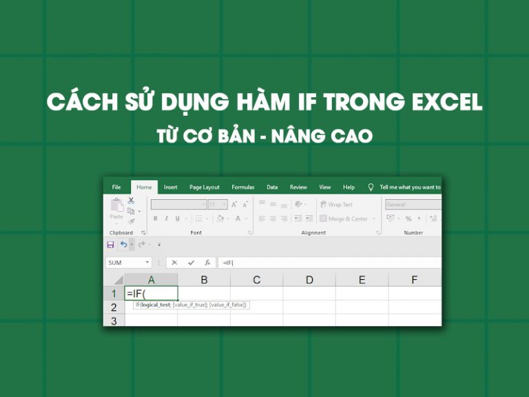 Cách Dùng Hàm If Trong Excel Từ Cơ Bản - Nâng Cao